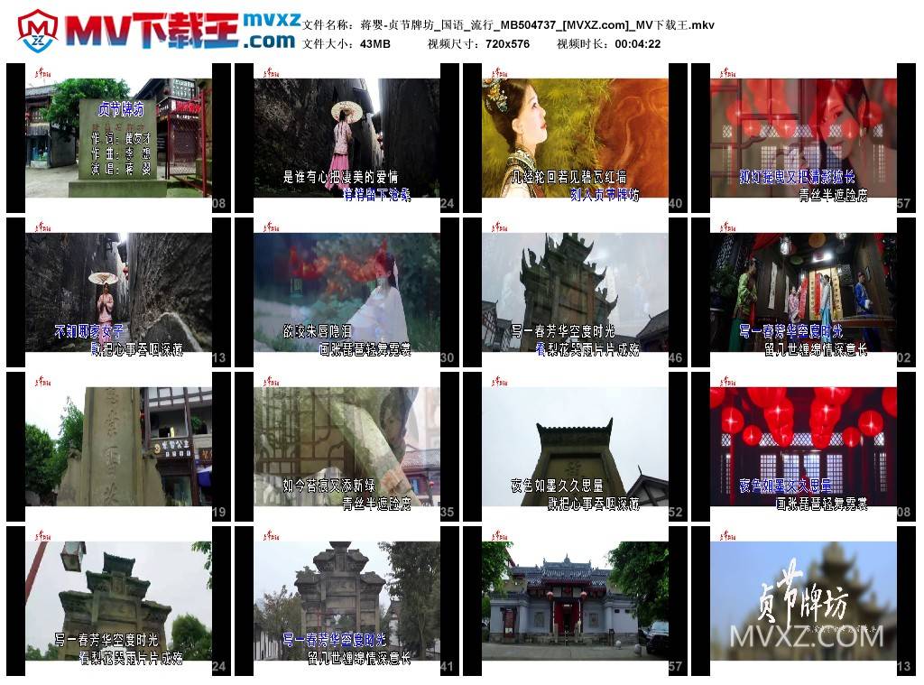 蒋婴-贞节牌坊_国语_流行_MB504737